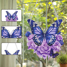 Load image into Gallery viewer, Acrylic Butterfly Single Side Diamond Art Hanging Pendant for Wall Home Decor
