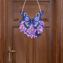 Load image into Gallery viewer, Acrylic Butterfly Single Side Diamond Art Hanging Pendant for Wall Home Decor
