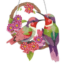 Load image into Gallery viewer, Cute Acrylic Bird Single-Side Diamond Art Hanging Pendant for Home Wall Decor
