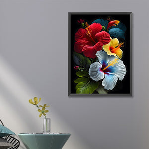 Poppy Flower 45*60CM (canvas) Full Square Drill Diamond Painting