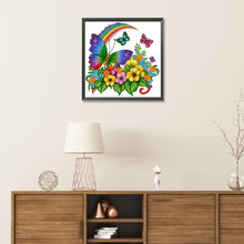 Load image into Gallery viewer, Rainbow Butterfly 30*30CM (canvas) Partial Special-Shaped Drill Diamond Painting
