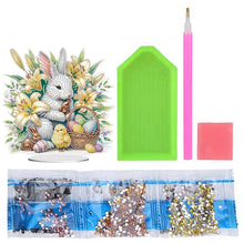 Load image into Gallery viewer, Special Shape Easter Rabbit Egg Flower Desktop Diamond Art Home Decor (LL140)
