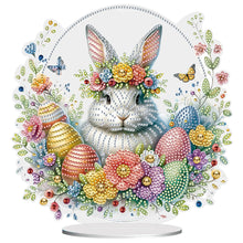 Load image into Gallery viewer, Special Shape Easter Rabbit Egg Flower Desktop Diamond Art Home Decor (LL141)
