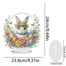 Load image into Gallery viewer, Special Shape Easter Rabbit Egg Flower Desktop Diamond Art Home Decor (LL141)
