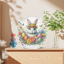 Load image into Gallery viewer, Special Shape Easter Rabbit Egg Flower Desktop Diamond Art Home Decor (LL141)
