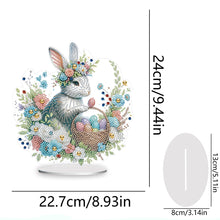 Load image into Gallery viewer, Special Shape Easter Rabbit Egg Flower Desktop Diamond Art Home Decor (LL143)
