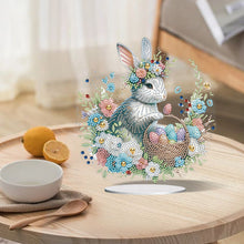 Load image into Gallery viewer, Special Shape Easter Rabbit Egg Flower Desktop Diamond Art Home Decor (LL143)
