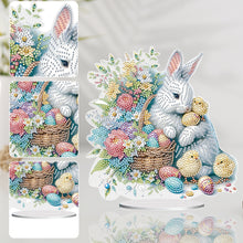 Load image into Gallery viewer, Special Shape Easter Rabbit Egg Flower Desktop Diamond Art Home Decor (LL144)
