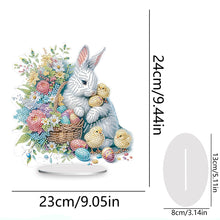 Load image into Gallery viewer, Special Shape Easter Rabbit Egg Flower Desktop Diamond Art Home Decor (LL144)
