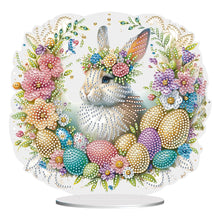 Load image into Gallery viewer, Special Shape Easter Rabbit Egg Flower Desktop Diamond Art Home Decor (LL146)
