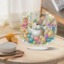 Load image into Gallery viewer, Special Shape Easter Rabbit Egg Flower Desktop Diamond Art Home Decor (LL146)
