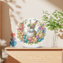 Load image into Gallery viewer, Special Shape Easter Rabbit Egg Flower Desktop Diamond Art Home Decor (LL146)
