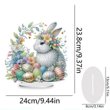 Load image into Gallery viewer, Special Shape Easter Rabbit Egg Flower Desktop Diamond Art Home Decor (LL147)
