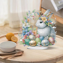 Load image into Gallery viewer, Special Shape Easter Rabbit Egg Flower Desktop Diamond Art Home Decor (LL147)
