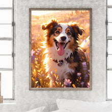 Load image into Gallery viewer, Shepherd Dog In Autumn 30*40CM (canvas) Full Round Drill Diamond Painting
