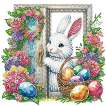 Load image into Gallery viewer, Garden Rabbit 30*30CM (canvas) Partial Special-Shaped Drill Diamond Painting
