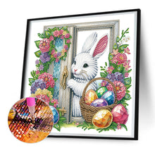 Load image into Gallery viewer, Garden Rabbit 30*30CM (canvas) Partial Special-Shaped Drill Diamond Painting
