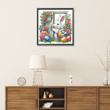 Load image into Gallery viewer, Garden Rabbit 30*30CM (canvas) Partial Special-Shaped Drill Diamond Painting
