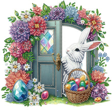 Load image into Gallery viewer, Garden Rabbit 30*30CM (canvas) Partial Special-Shaped Drill Diamond Painting
