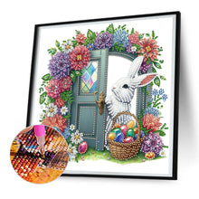 Load image into Gallery viewer, Garden Rabbit 30*30CM (canvas) Partial Special-Shaped Drill Diamond Painting
