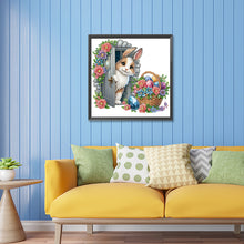 Load image into Gallery viewer, Garden Rabbit 30*30CM (canvas) Partial Special-Shaped Drill Diamond Painting
