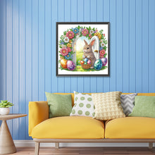 Load image into Gallery viewer, Garden Rabbit 30*30CM (canvas) Partial Special-Shaped Drill Diamond Painting
