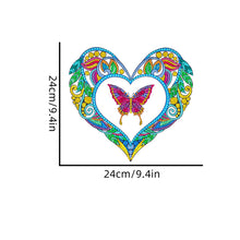 Load image into Gallery viewer, Animal Wind Chimes Butterfly In Love Diamond Crystal Painting Home Ornament
