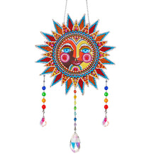 Load image into Gallery viewer, Wind Chimes Exquisite Sun Totem Crystal Diamond Painting Ornaments Wall Decor
