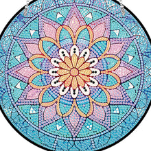 Load image into Gallery viewer, Acrylic Single-Sided Diamond Art Hanging Pendant Office Decor (Mandala Flower 1)
