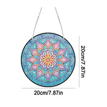 Load image into Gallery viewer, Acrylic Single-Sided Diamond Art Hanging Pendant Office Decor (Mandala Flower 1)
