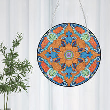 Load image into Gallery viewer, Acrylic Single-Sided Diamond Art Hanging Pendant Office Decor (Mandala Flower 2)
