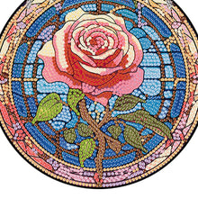 Load image into Gallery viewer, Acrylic Single-Sided Diamond Painting Hanging Pendant Office Decor (Roses)
