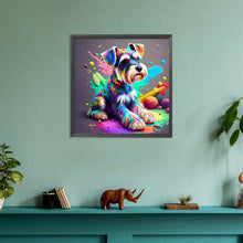 Load image into Gallery viewer, Painted Dog 30*30CM (canvas) Full Round Drill Diamond Painting
