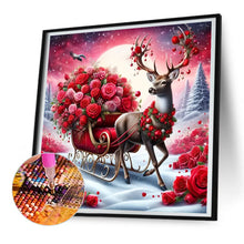 Load image into Gallery viewer, Elk Rose 30*30CM (canvas) Full Round Drill Diamond Painting
