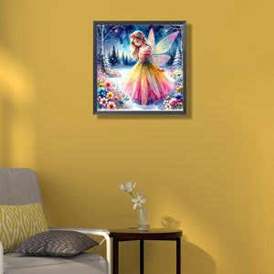 Butterfly Elf 50*50CM (canvas) Full Round Drill Diamond Painting