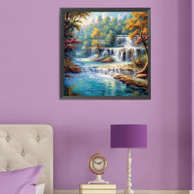 Load image into Gallery viewer, Mountains And Flowing Water 50*50CM (canvas) Full Round Drill Diamond Painting
