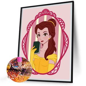 Disney Princess-Princess Belle 30*40CM (canvas) Full Square Drill Diamond Painting