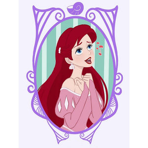 Disney Princess-Princess Ariel 30*40CM (canvas) Full Square Drill Diamond Painting