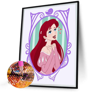 Disney Princess-Princess Ariel 30*40CM (canvas) Full Square Drill Diamond Painting