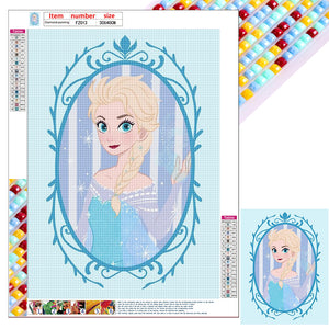 Disney Princess-Princess Elsa 30*40CM (canvas) Full Square Drill Diamond Painting