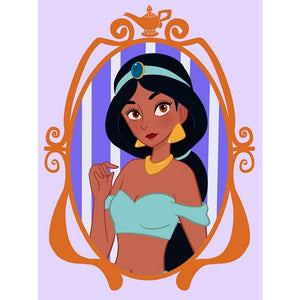Disney Princess-Princess Jasmine 30*40CM (canvas) Full Square Drill Diamond Painting
