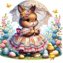 Load image into Gallery viewer, Spring Garden Rabbit 40*40CM (canvas) Full Square Drill Diamond Painting
