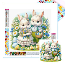 Load image into Gallery viewer, Spring Garden Rabbit 40*40CM (canvas) Full Square Drill Diamond Painting
