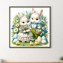 Load image into Gallery viewer, Spring Garden Rabbit 40*40CM (canvas) Full Square Drill Diamond Painting
