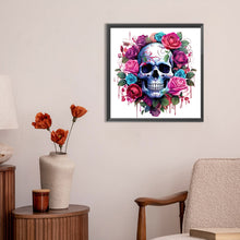 Load image into Gallery viewer, Rose Skull 30*30CM (canvas) Full Round Drill Diamond Painting
