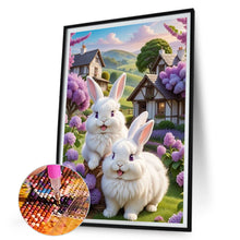 Load image into Gallery viewer, Rabbit 30*45CM (canvas) Full Round Drill Diamond Painting
