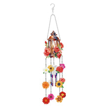 Load image into Gallery viewer, Double Side Wind Chime Diamond Art Hanging Pendant for Home Decor (Rose Lantern)
