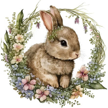 Load image into Gallery viewer, Rabbit 30*30CM (canvas) Full Round Drill Diamond Painting
