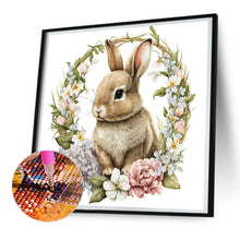 Load image into Gallery viewer, Rabbit 30*30CM (canvas) Full Round Drill Diamond Painting
