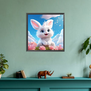 Rabbit 30*30CM (canvas) Full Round Drill Diamond Painting